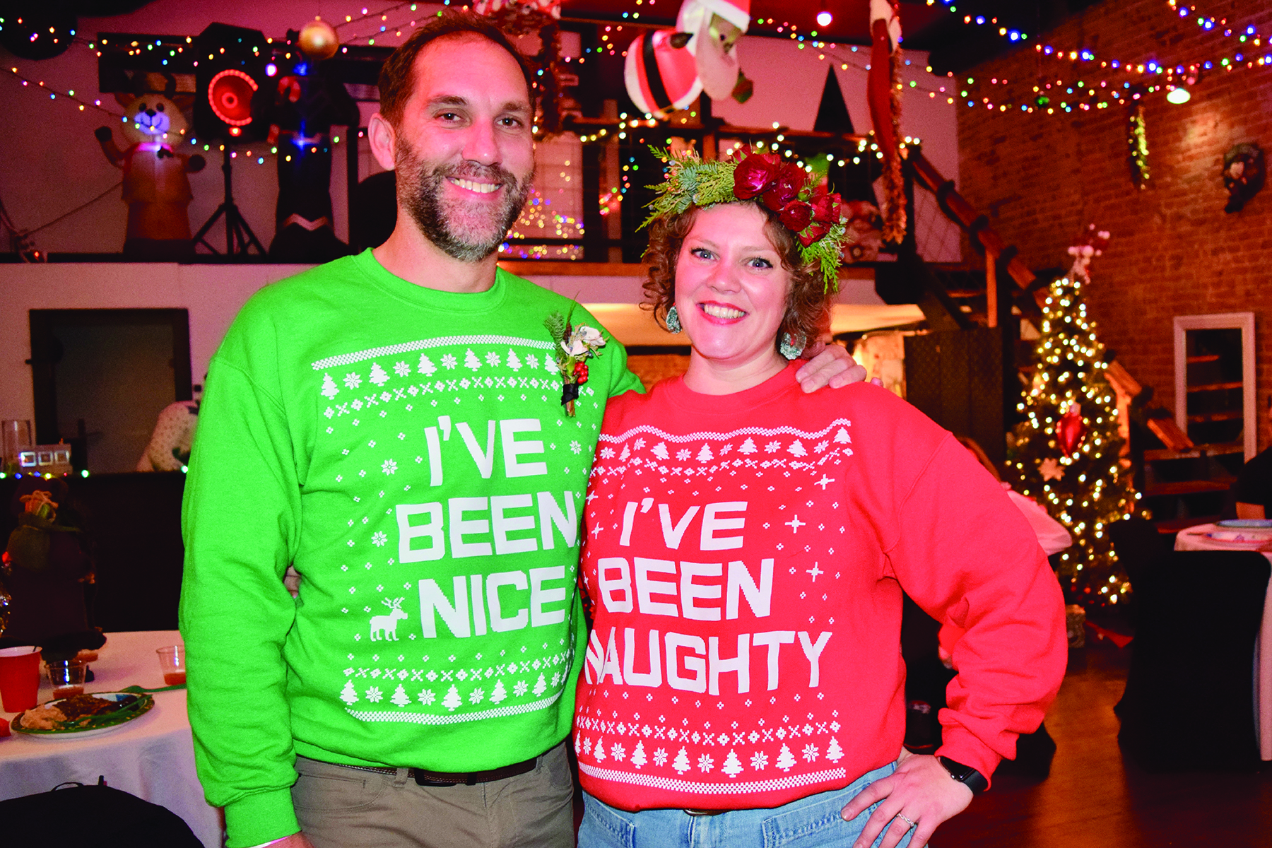 Bickham, Turner Celebrate Businesses with Ugly Sweater Christmas Party